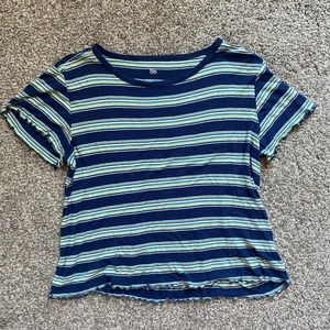 stripped crop top